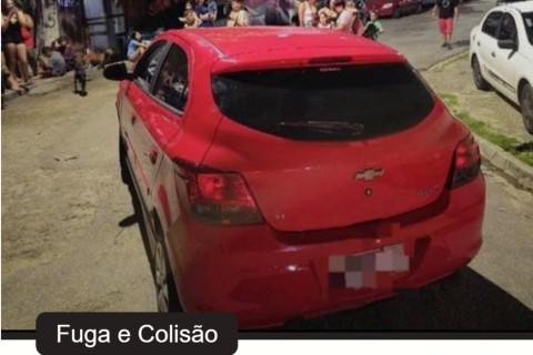 Fuga termina com colisão em viatura da GCM em Sorocaba