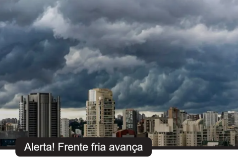 Frente fria provoca temporais, queda de temperatura e alerta de alagamentos em quase todo o Brasil